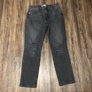 Madewell The Perfect Vintage Jeans Women's 27 Distressed High Rise Denim in Bart